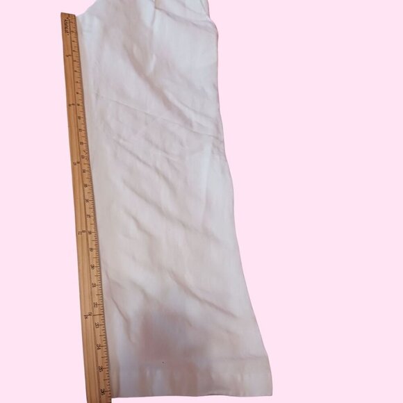 H&M Womens Linen Blend Cropped Pants Size 12 - Picture 4 of 6